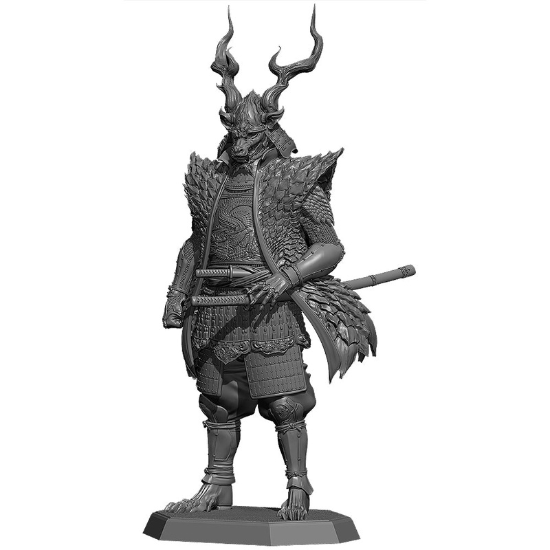 Zodiac Warrior: Dragon Ready-to-Assemble Plastic Model Kit(Re-run)