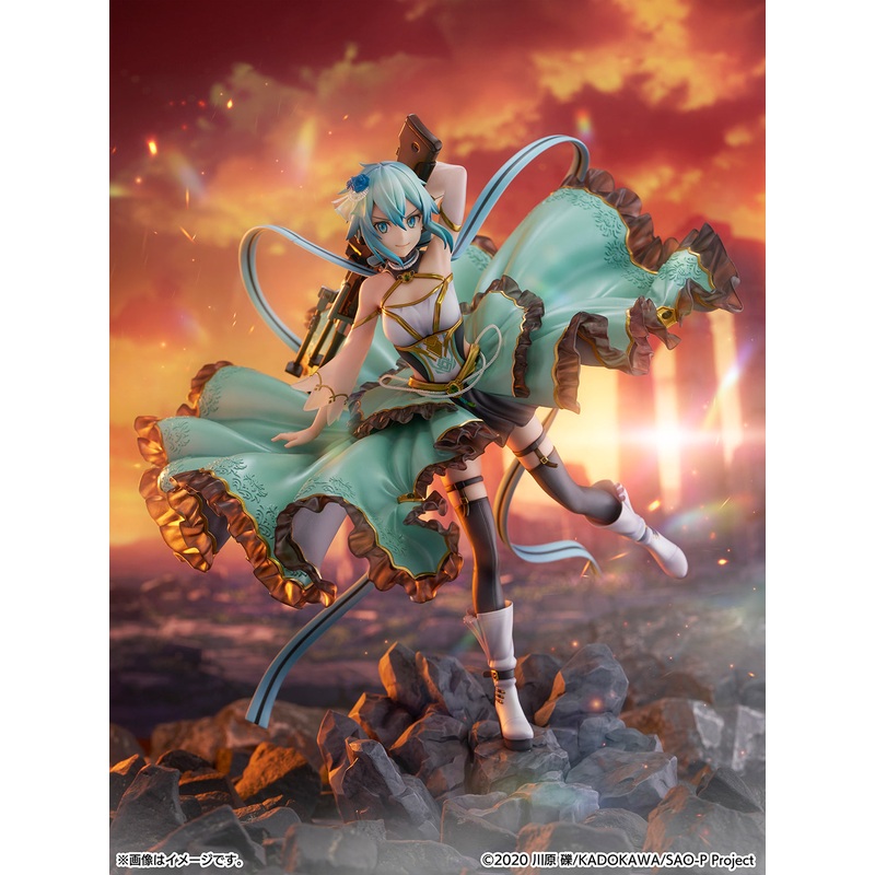 Sinon -Crystal Dress Ver.-1/7 Scale Figure