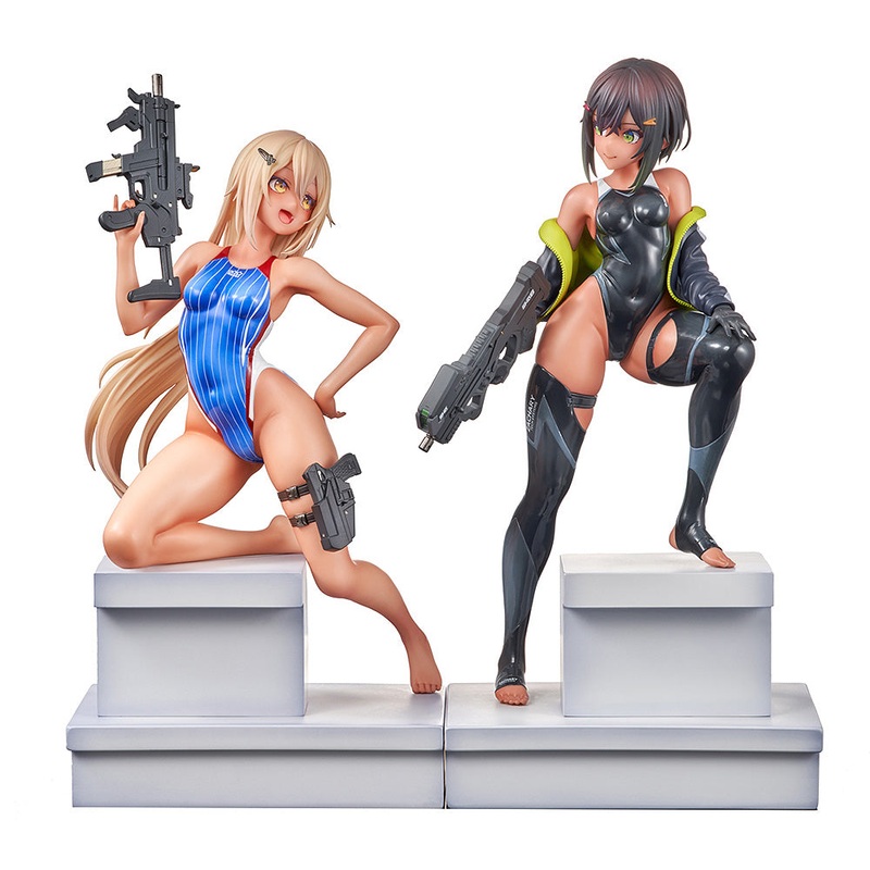 ARMS NOTE Swim Team Bucho-chan and Kohai-chan Set
