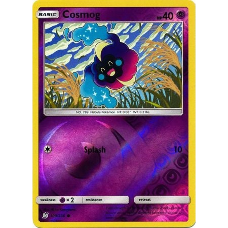 Pokemon Card Unified Minds 100/236 Cosmog Reverse Holo Common