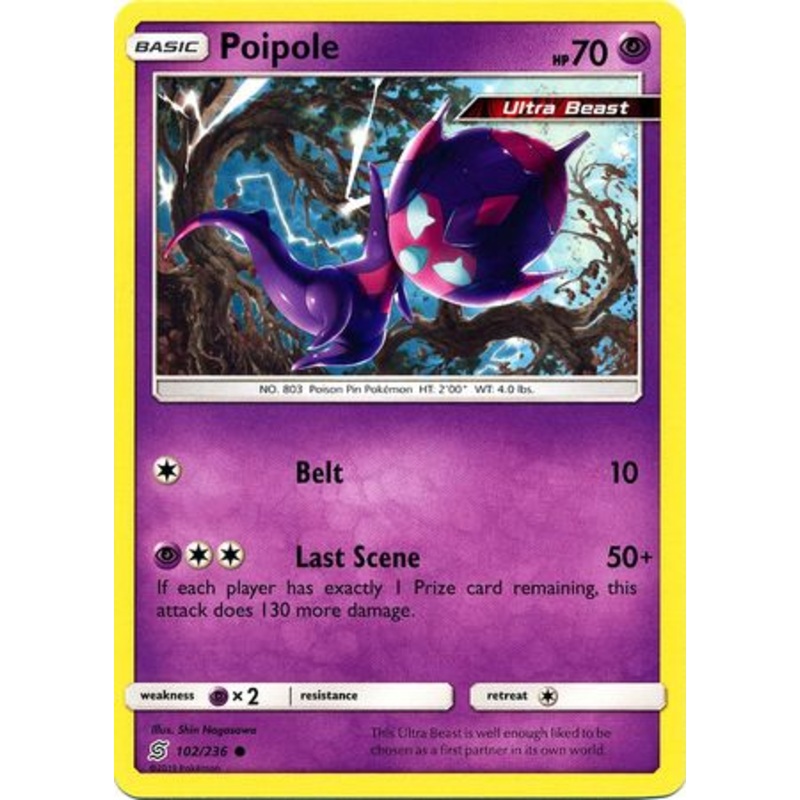 Pokemon Card Unified Minds 102/236 Poipole Common