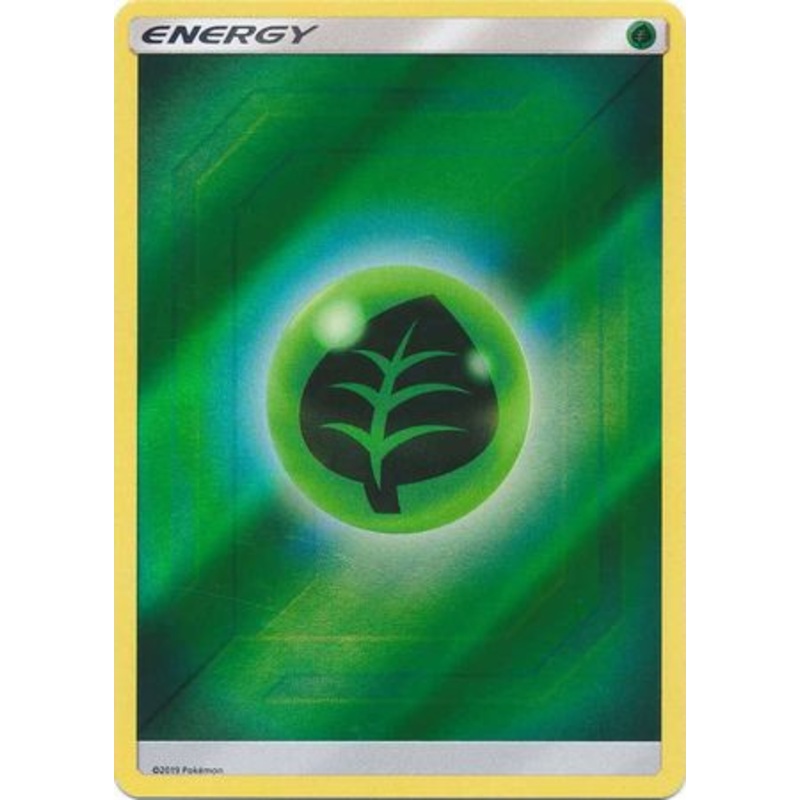 Pokemon Card Hidden Fates 2019 Grass Energy Reverse Holo