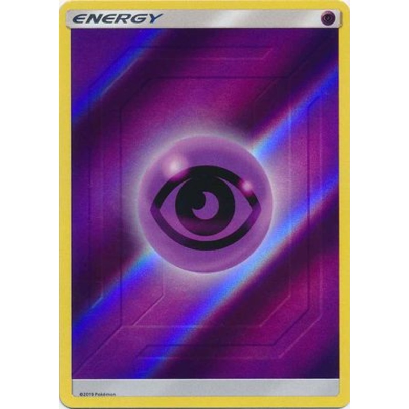Pokemon Card Hidden Fates 2019 Psychic Energy Reverse Holo