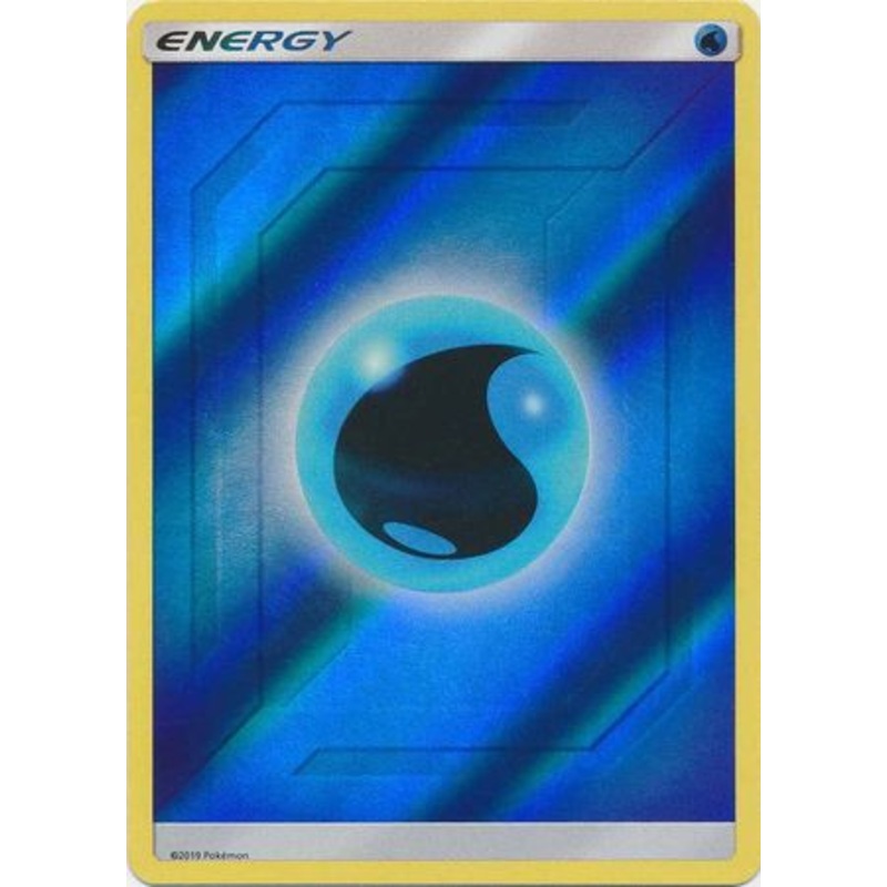 Pokemon Card Hidden Fates 2019 Water Energy Reverse Holo