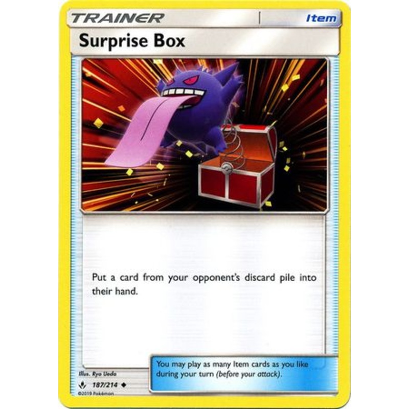 Pokemon Card Unbroken Bonds 187/214 Surprise Box Item Uncommon