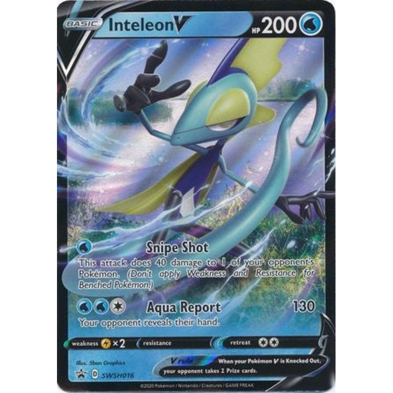 Pokemon Card SWSH Black Star Promos SWSH016 Inteleon V