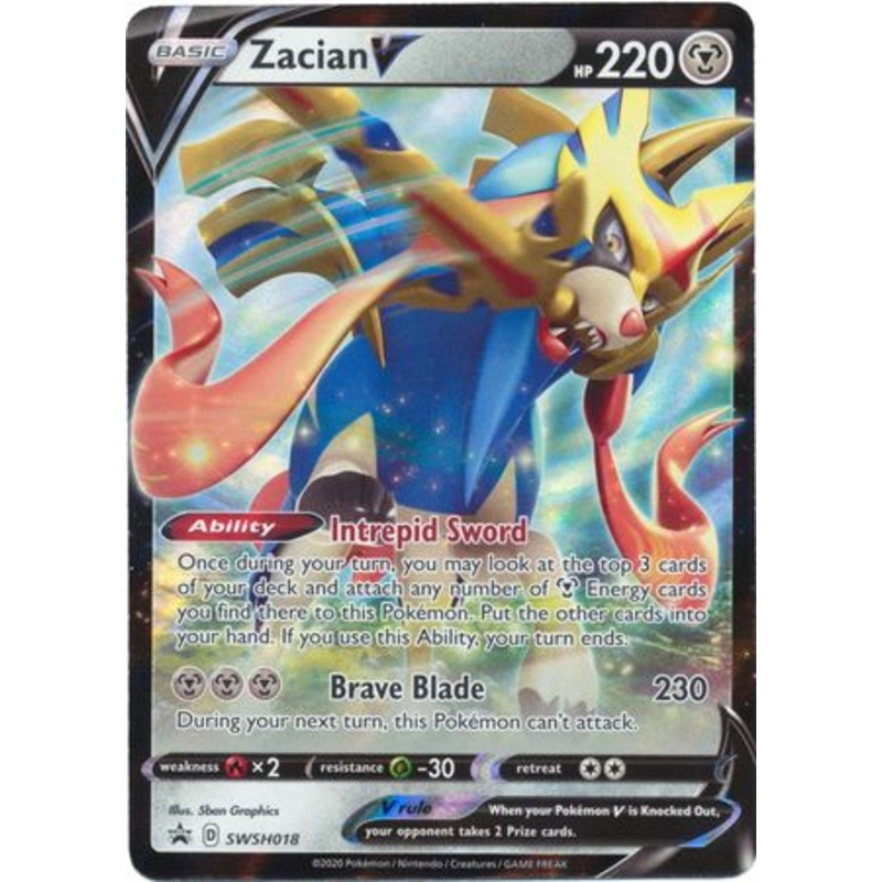 Pokemon Card SWSH Black Star Promos SWSH018 Zacian V