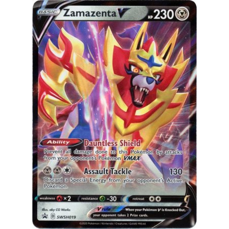 Pokemon Card SWSH Black Star Promos SWSH019 Zamazenta V