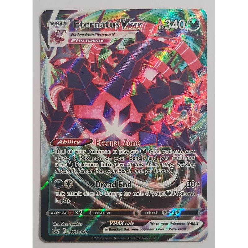 Pokemon Card SWSH Black Star Promos SWSH045 Eternatus VMAX