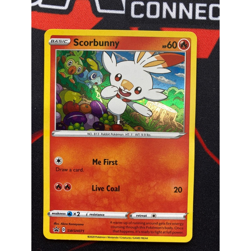 Pokemon Card SWSH Black Star Promos SWSH071 Scorbunny
