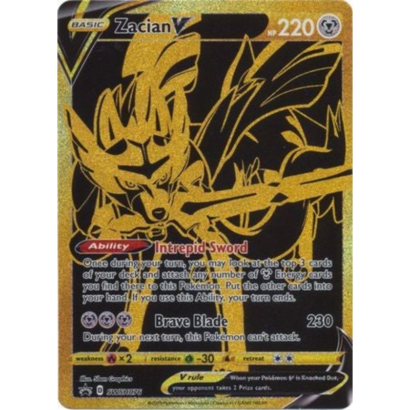 Pokemon Card SWSH Black Star Promos SWSH076 Zacian V