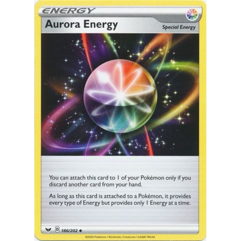 Pokemon Card Sword and Shield 186/202 Aurora Energy Uncommon