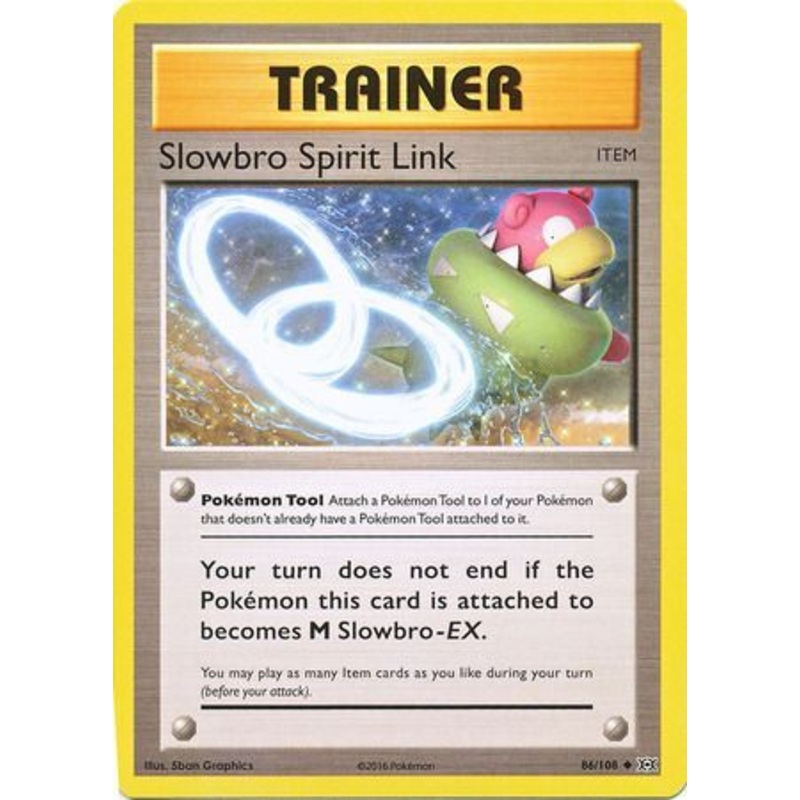 Pokemon Card XY Evolutions 86/108 Slowbro Spirit Link Item Uncommon
