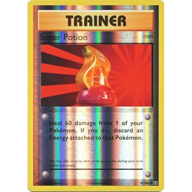 Pokemon Card XY Evolutions 87/108 Super Potion Item  Reverse Holo Uncommon