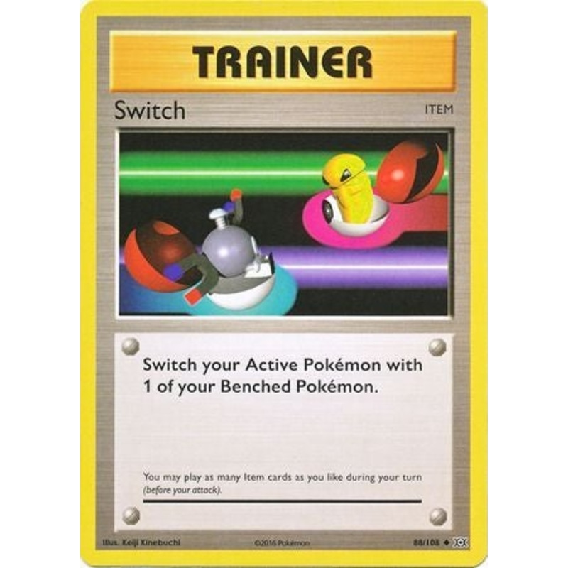 Pokemon Card XY Evolutions 88/108 Switch Item Uncommon