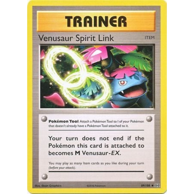 Pokemon Card XY Evolutions 89/108 Venusaur Spirit Link Item Uncommon