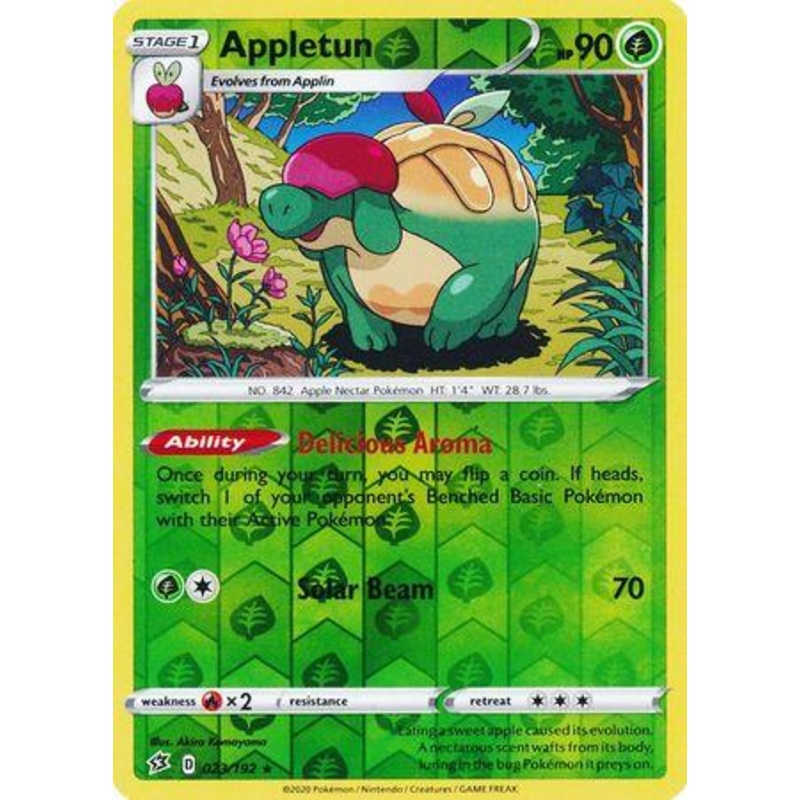 023/192 Appletun Rebel Clash (RCL) Rare Reverse Holo