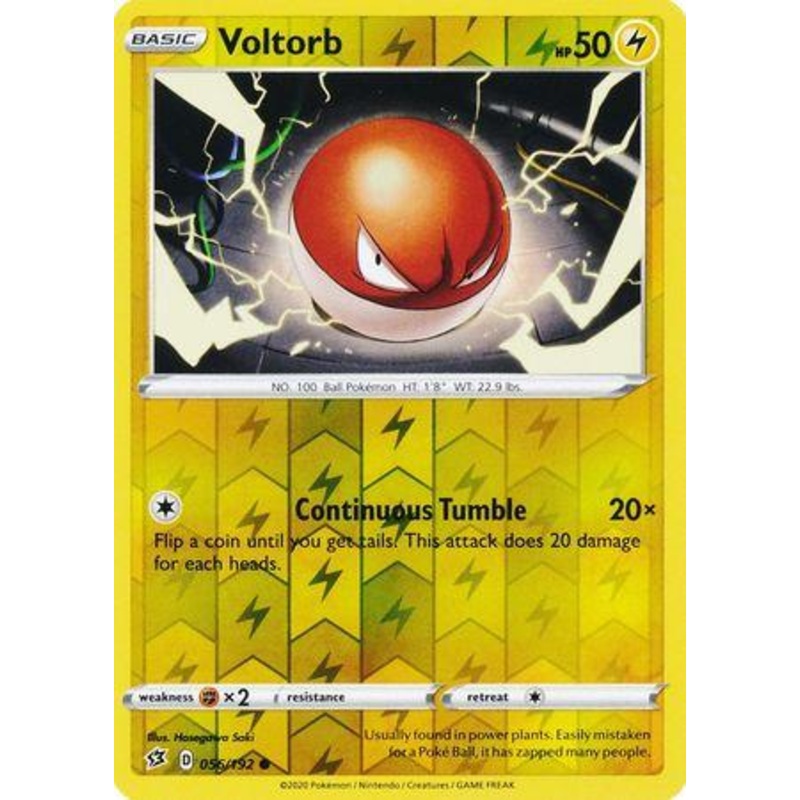 056/192 Voltorb Rebel Clash (RCL) Common Reverse Holo