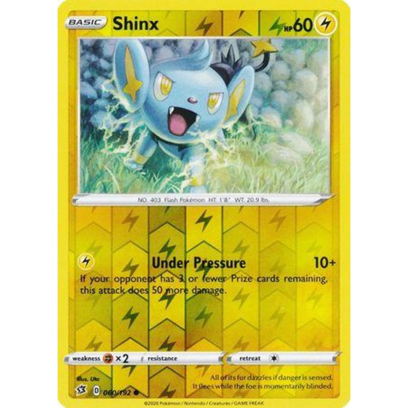 060/192 Shinx Rebel Clash (RCL) Common Reverse Holo