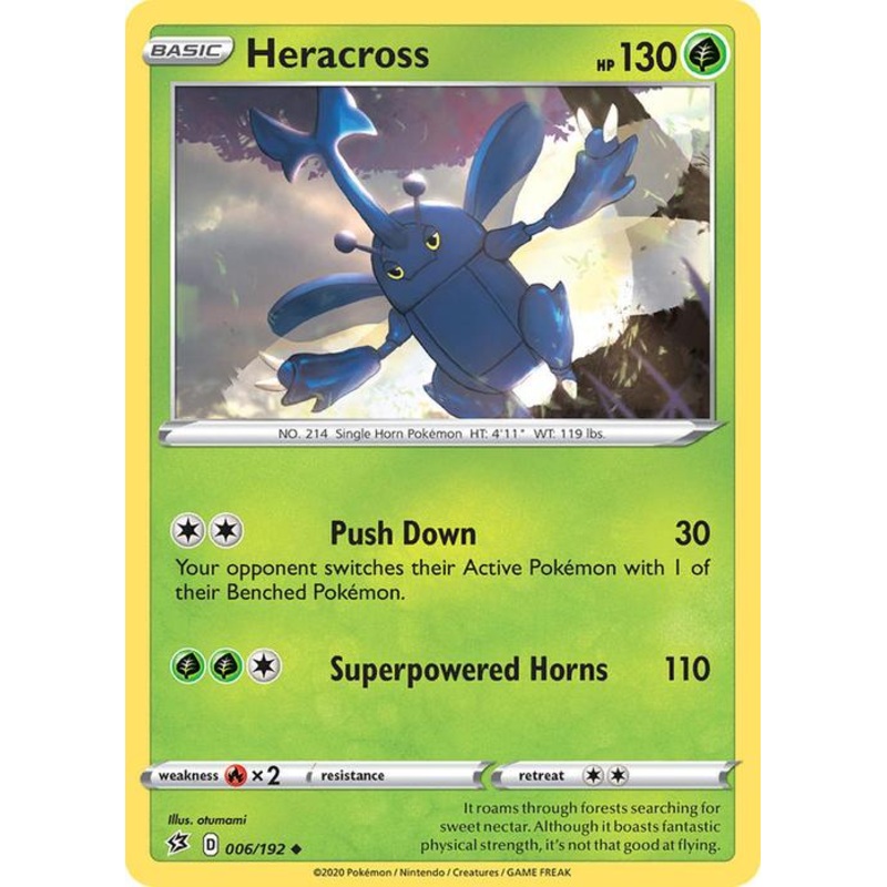 006/192 Heracross Rebel Clash (RCL) Uncommon