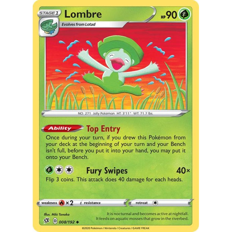 008/192 Lombre Rebel Clash (RCL) Uncommon