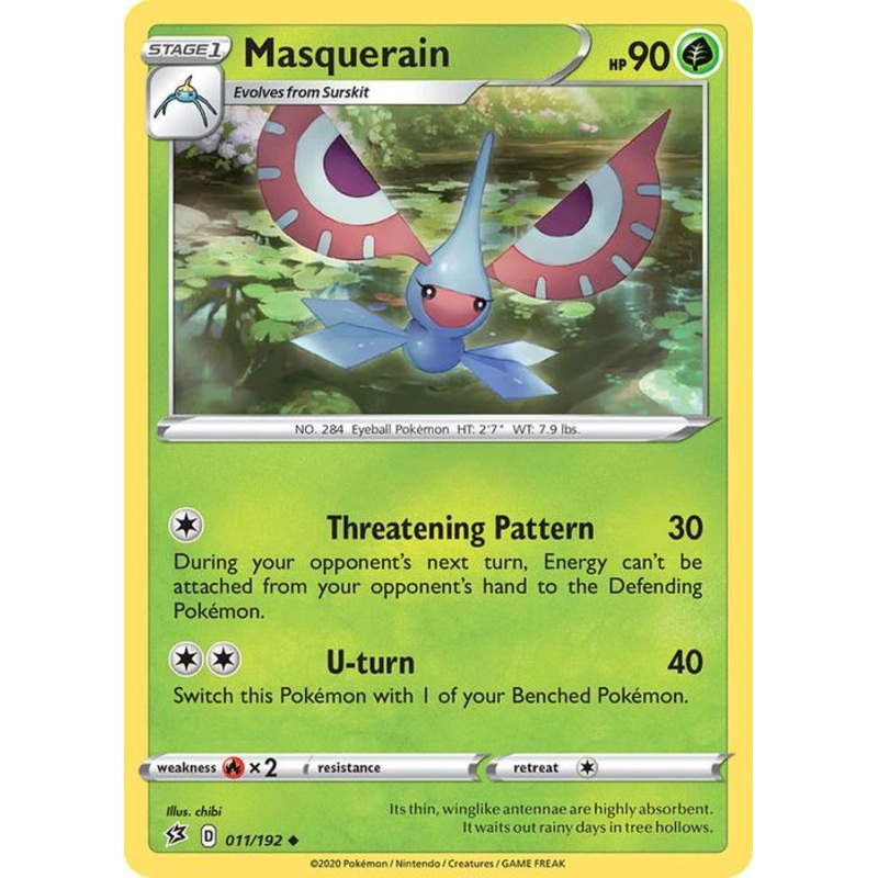 011/192 Masquerain Rebel Clash (RCL) Uncommon