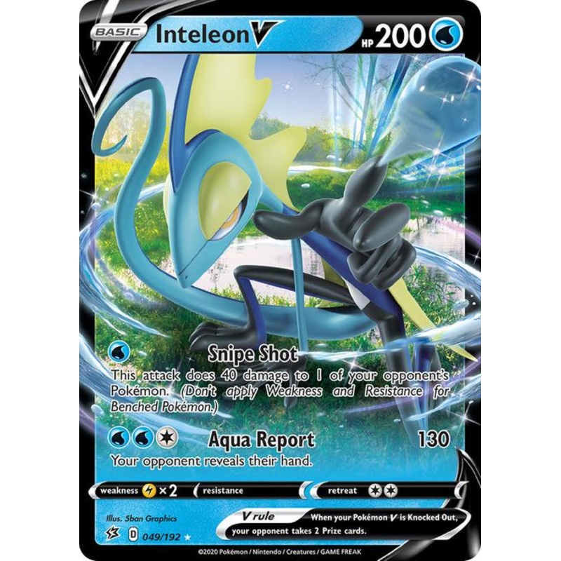 049/192 Inteleon V Rebel Clash (RCL) Ultra Rare