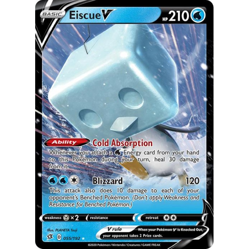 055/192 Eiscue V Rebel Clash (RCL) Ultra Rare