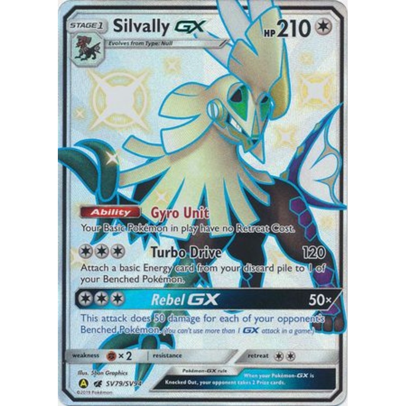 Pokemon Card Hidden Fates SV79/SV94 Silvally GX Ultra Rare