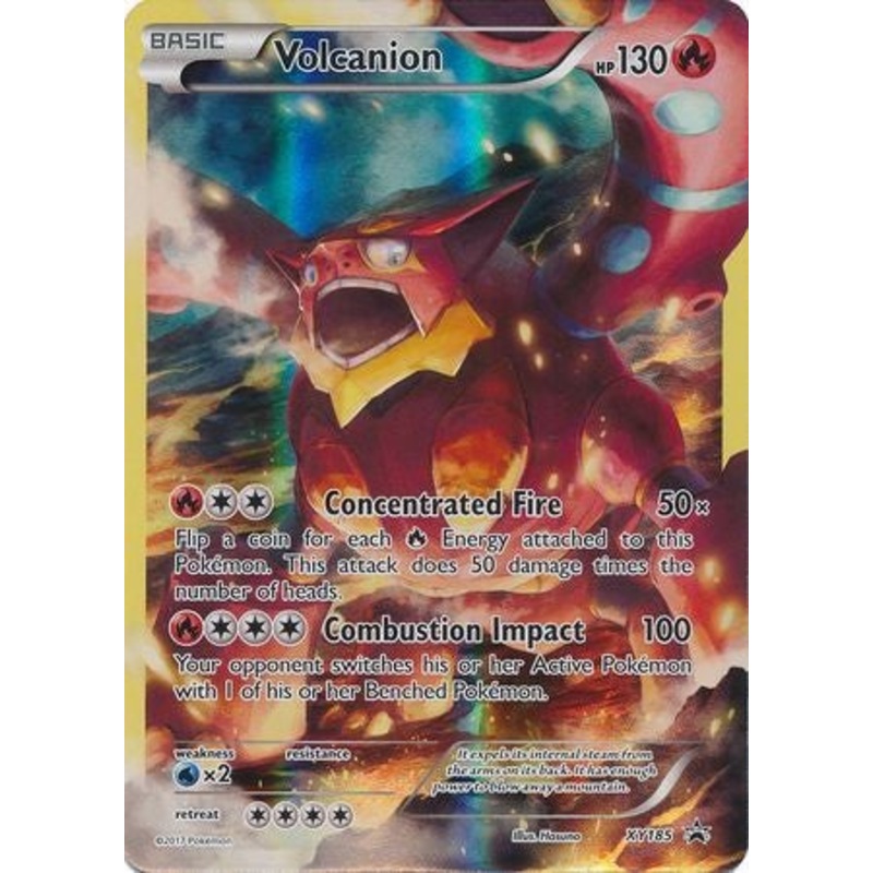 Pokemon Card XY185 Mythical Collection Volcanion Full Art XY Promo