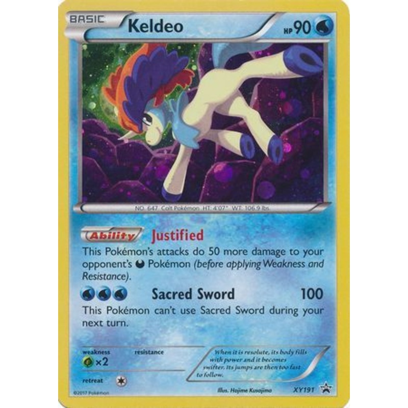 Pokemon Card XY191 Volcanion Mythical Collection Keldeo XY Black Star Promos