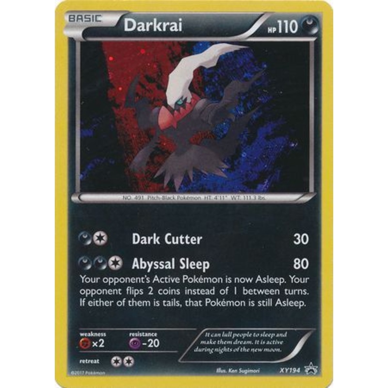 Pokemon Card XY22 Darkrai XY Black Star Promos