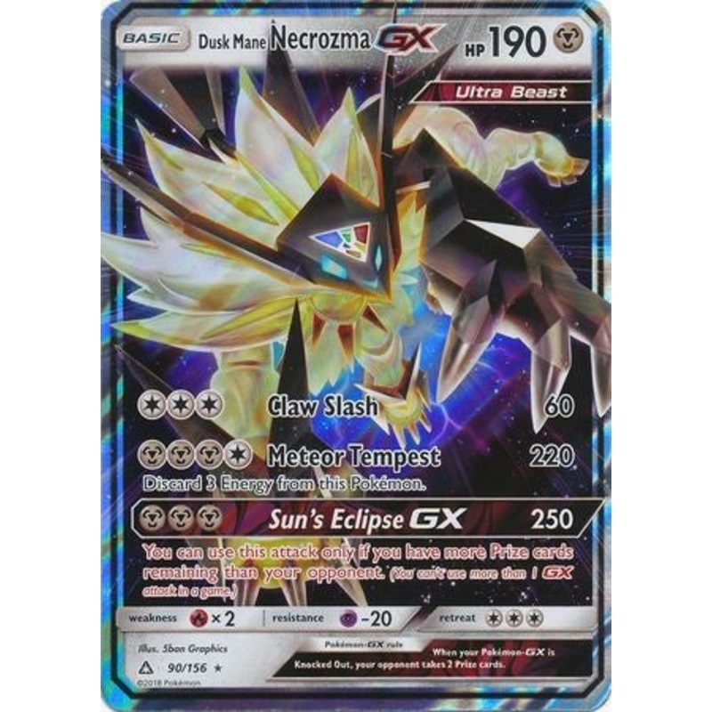 Dusk Mane Necrozma GX – 90/156- – Ultra Rare