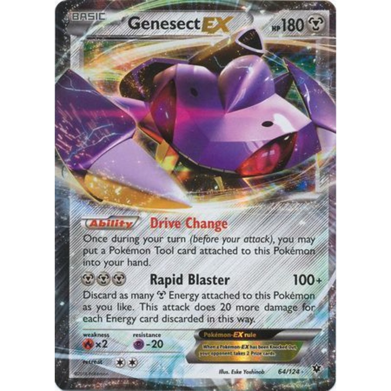 Genesect EX – 64/124- – Ultra Rare