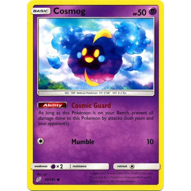 Pokemon Card Team Up 069/181 69/181 Cosmog Common