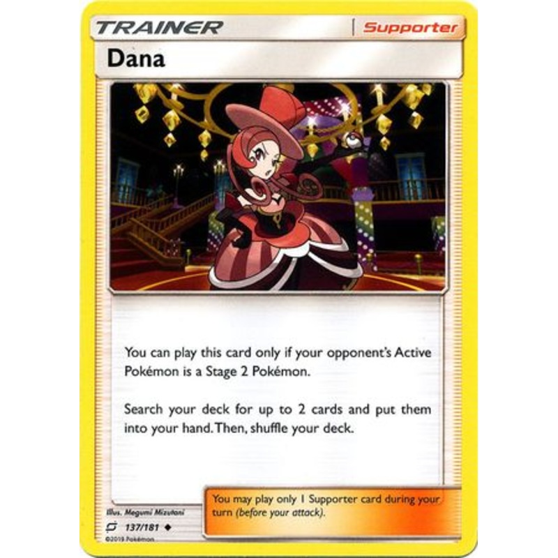 Pokemon Card Team Up 137/181 Dana Supporter Uncommon