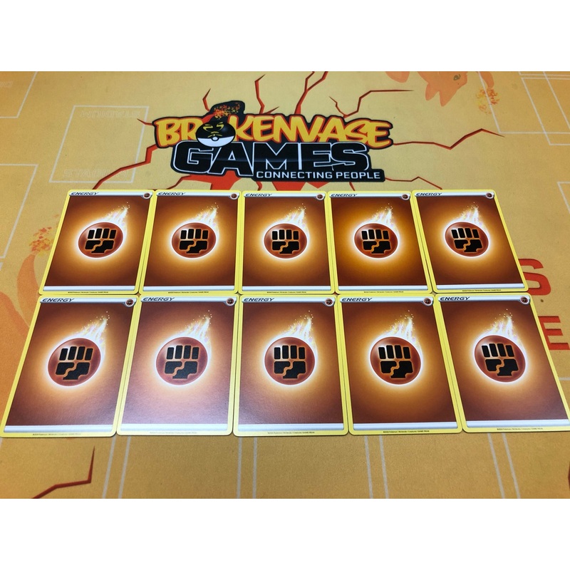 10 X Pokemon Basic Energy – Fighting Energy