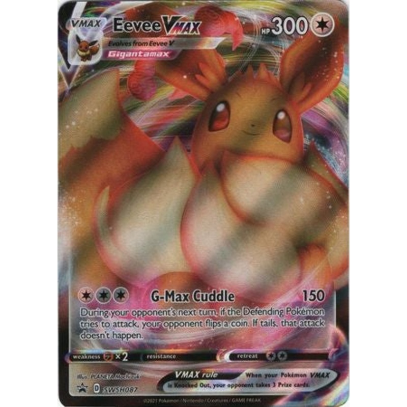 Pokemon Card SWSH Black Star Promos SWSH087 Eevee VMAX