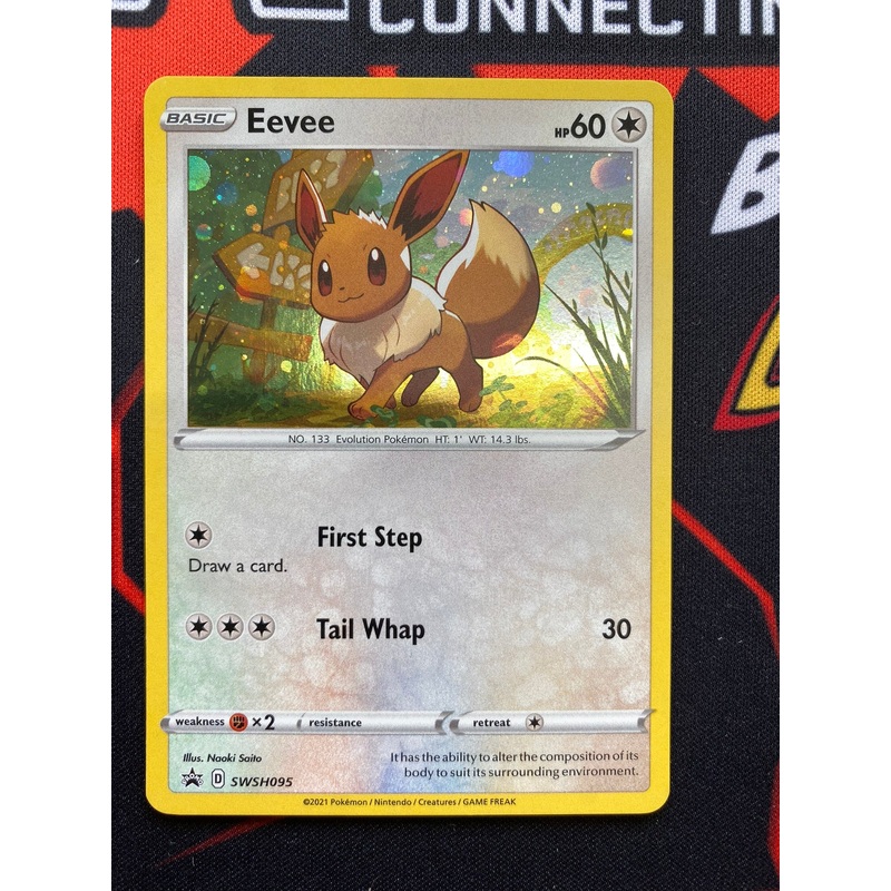 Pokemon Card SWSH Black Star Promos SWSH095 Eevee