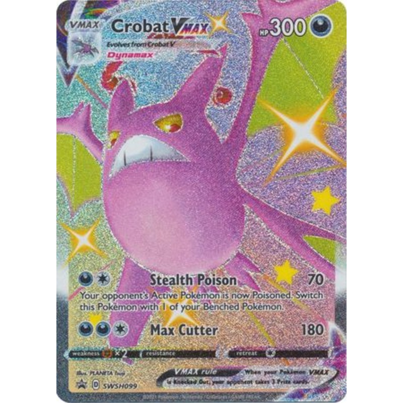 Pokemon Card SWSH Black Star Promos SWSH099 Crobat VMAX