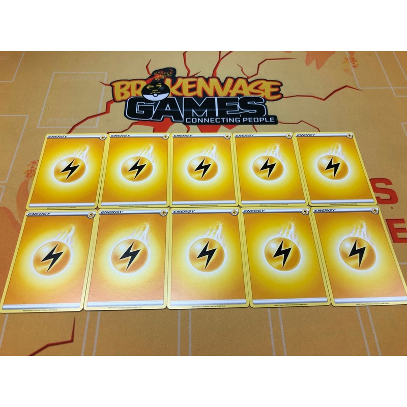 10 X Pokemon Basic Energy – Lightning Energy