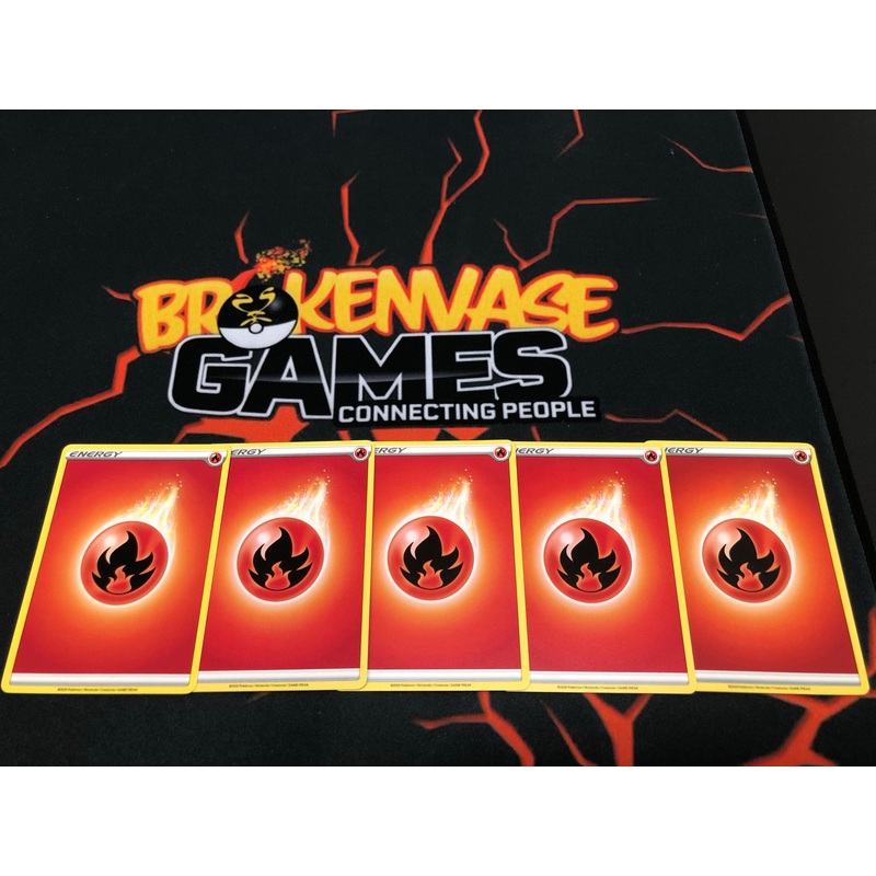 5 X Pokemon Basic Energy – Fire Energy