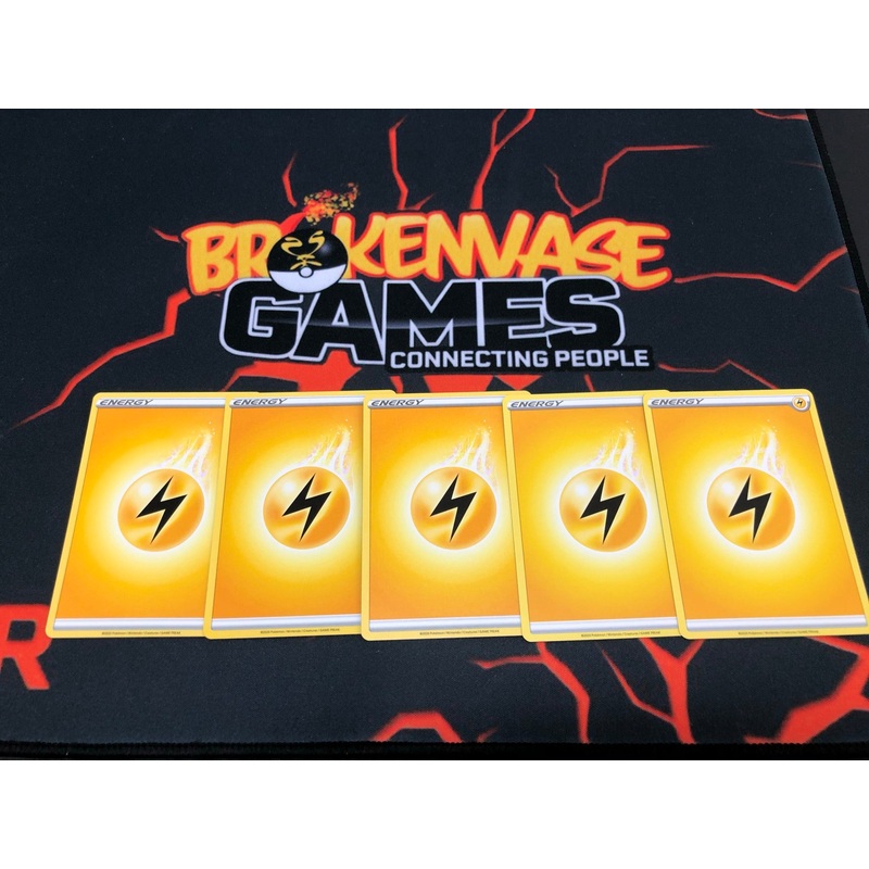 5 X Pokemon Basic Energy – Lightning Energy