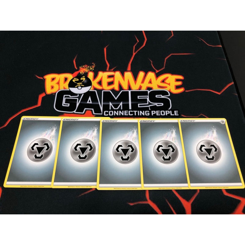 5 X Pokemon Basic Energy – Metal Energy