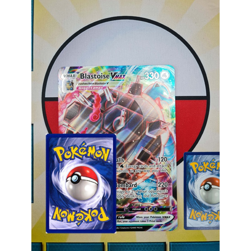 Pokemon Card SWSH Black Star Promos SWSH103 Blastoise VMAX JUMBO OVERSIZED