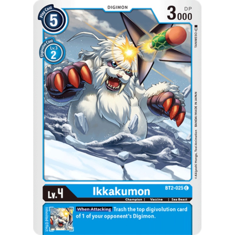 Digimon Card Ver 1.5 Ikkakumon BT2-025 C