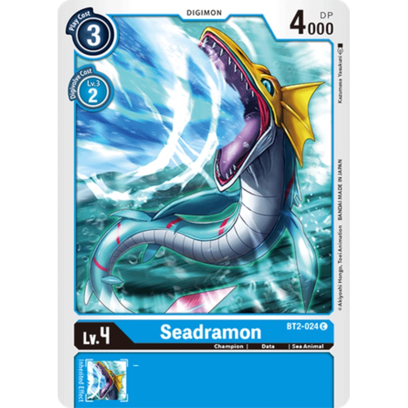 Digimon Card Ver 1.5 Seadramon BT2-024 C