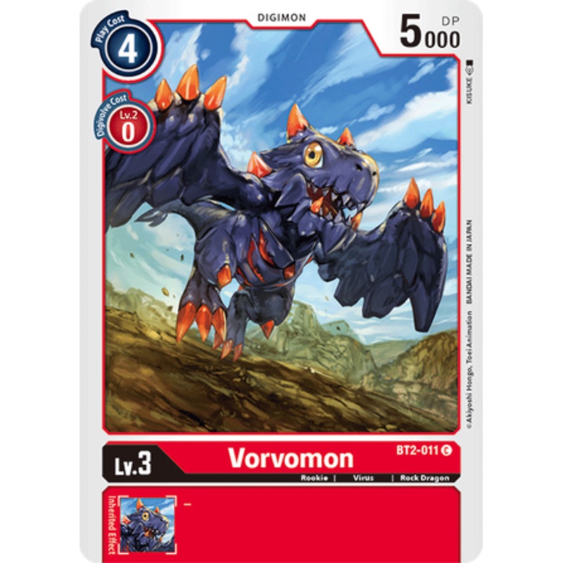 Digimon Card Ver 1.5 Vorvomon BT2-011 C