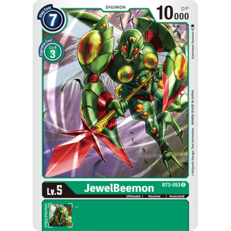 Digimon Card Ver 1.5 JewelBeemon BT3-053 C