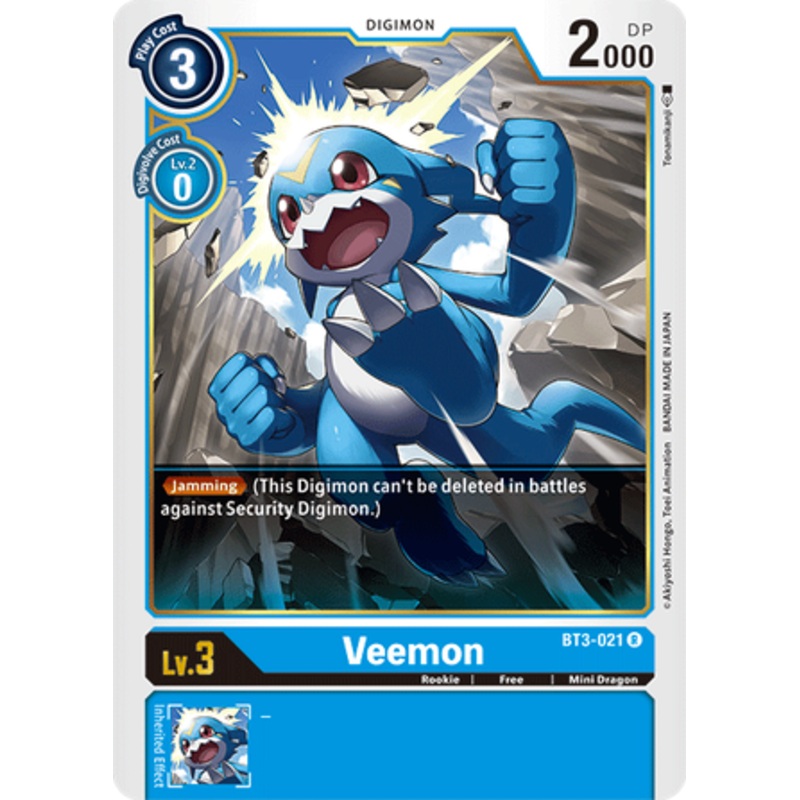 Digimon Card Ver 1.5 Veemon BT3-021 R